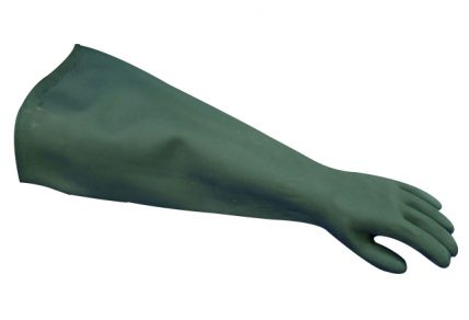 Black Rubber Blast Glove