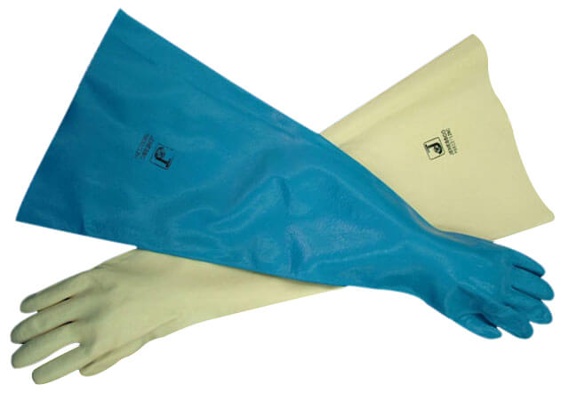 Seamless Cotton-lined Sandblast Gloves – Butadyl Anti-Static Sandblast Gloves