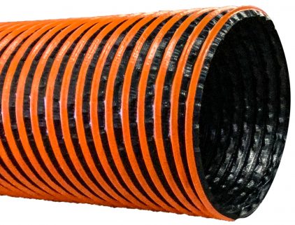 High Tech Duravent 2PVHM 0606 Series Black and Orange Ducting