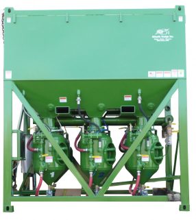 Stack Pack Grit Recycling - Blast Skid